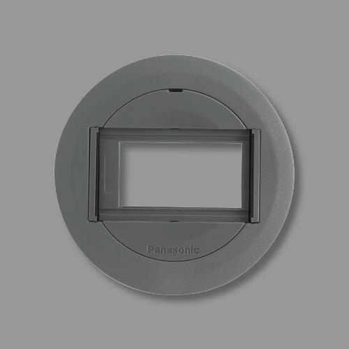 Ổ cắm âm sàn mặt 3