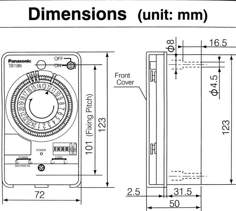 Công tắc đồng hồ_SPST Type