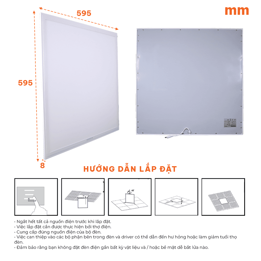 Đèn LED Panel Office Nanoco