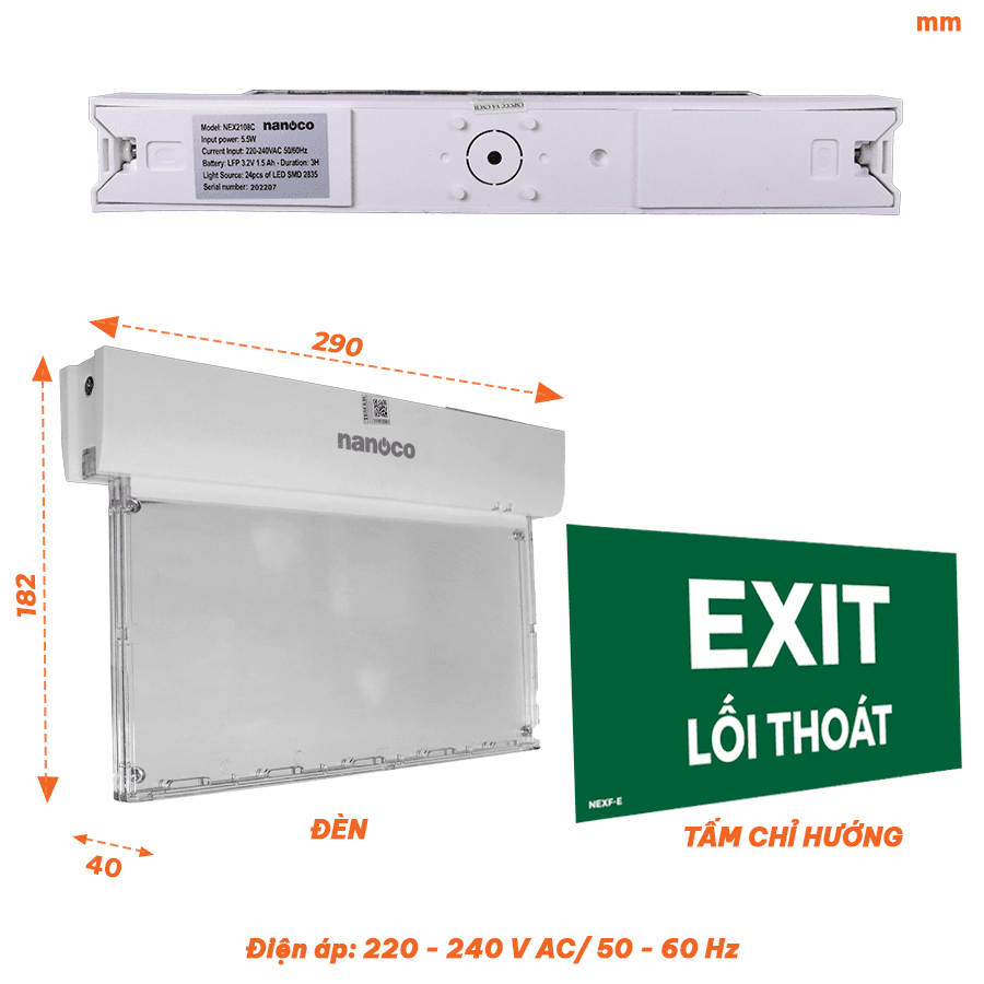 Nanoco Emergency LED Light