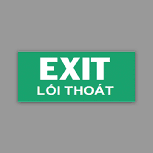 Hình chỉ hướng cho đèn Exit (EXIT)