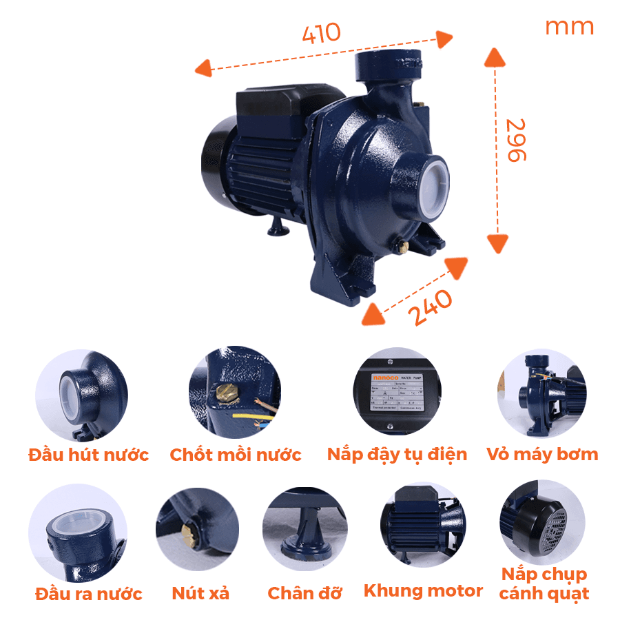 Nanoco Water Pump, NHF Flow Series