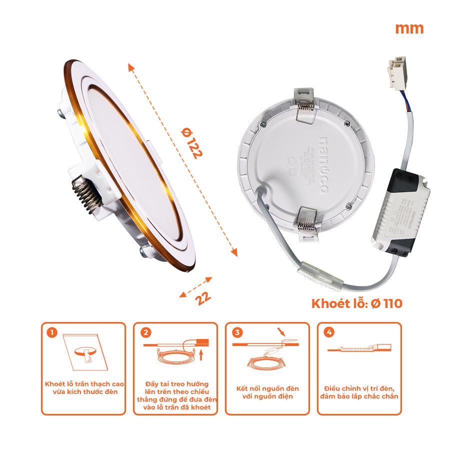 Đèn LED downlight siêu mỏng - Hera Series