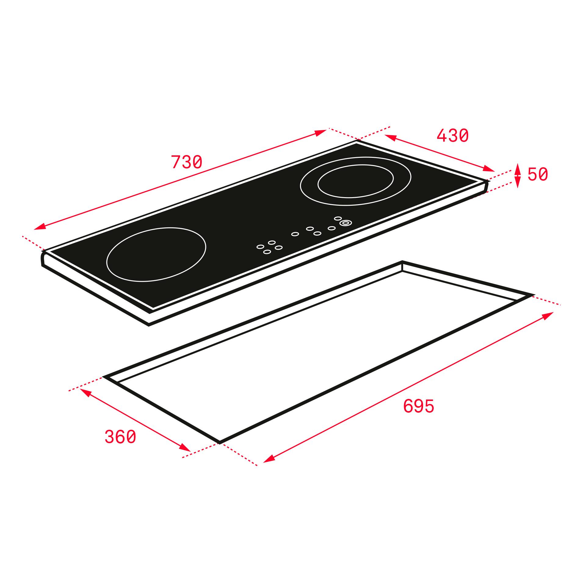 Bếp hồng ngoại + từ TEKA IZ 7200 HL