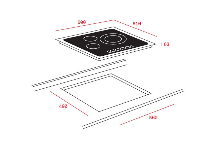 Bếp hồng ngoại TEKA TB 6310