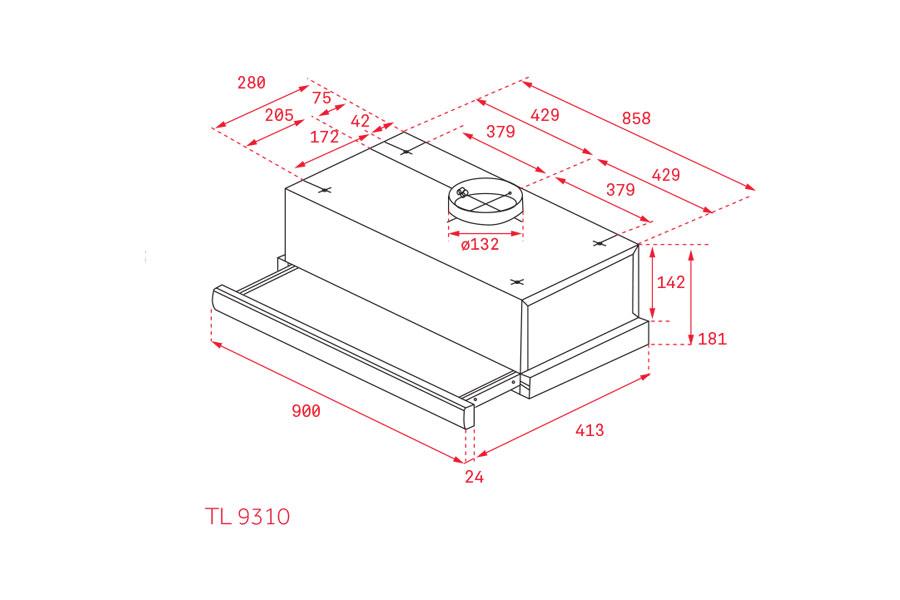 Máy hút mùi TEKA TL 9310