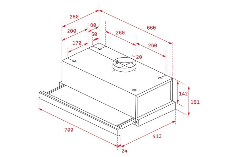 Máy hút mùi TEKA TLR2 72 SS