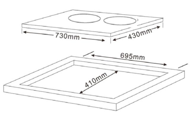 Bếp hồng ngoại + từ TEKA HIC7322S