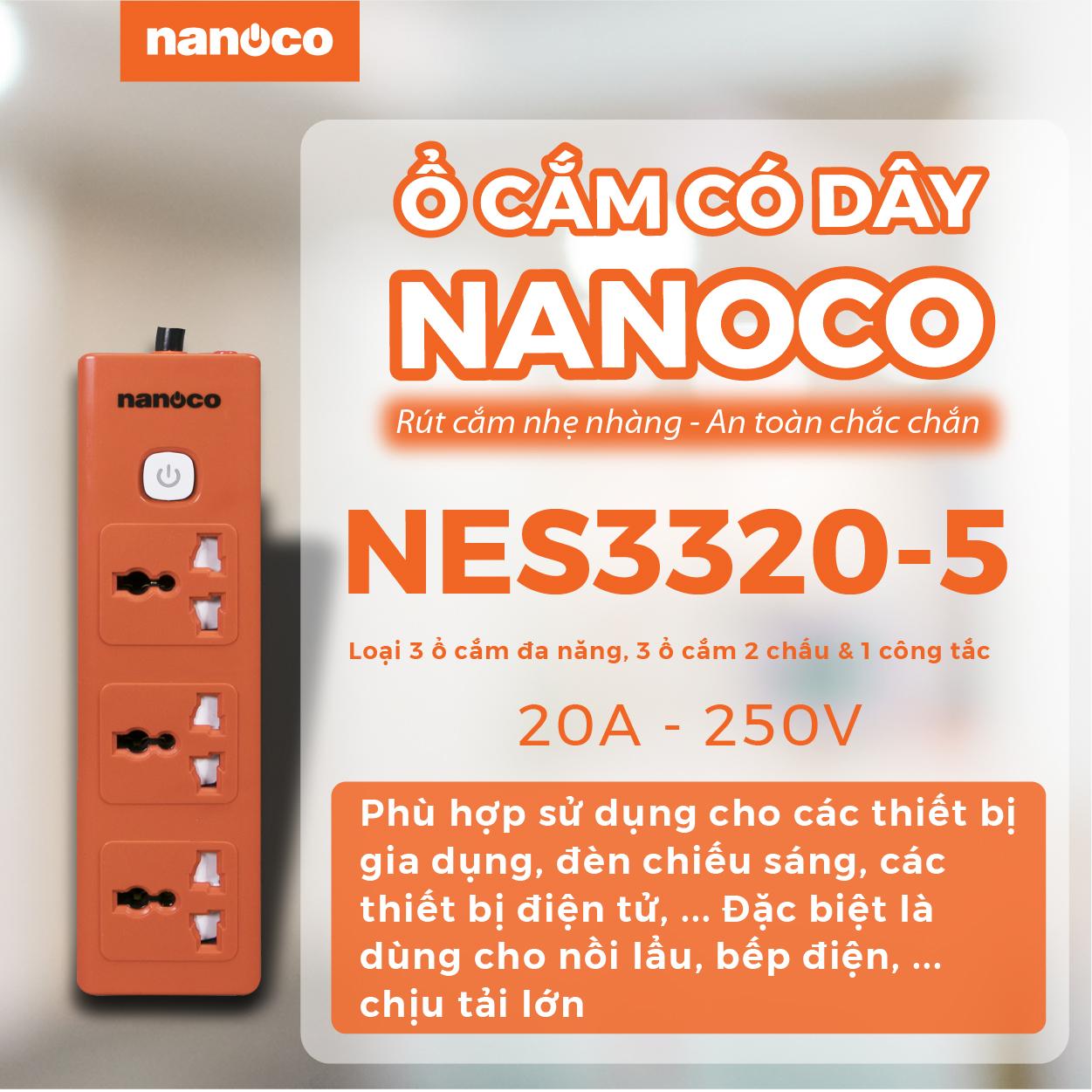 Ổ cắm có dây Nanoco