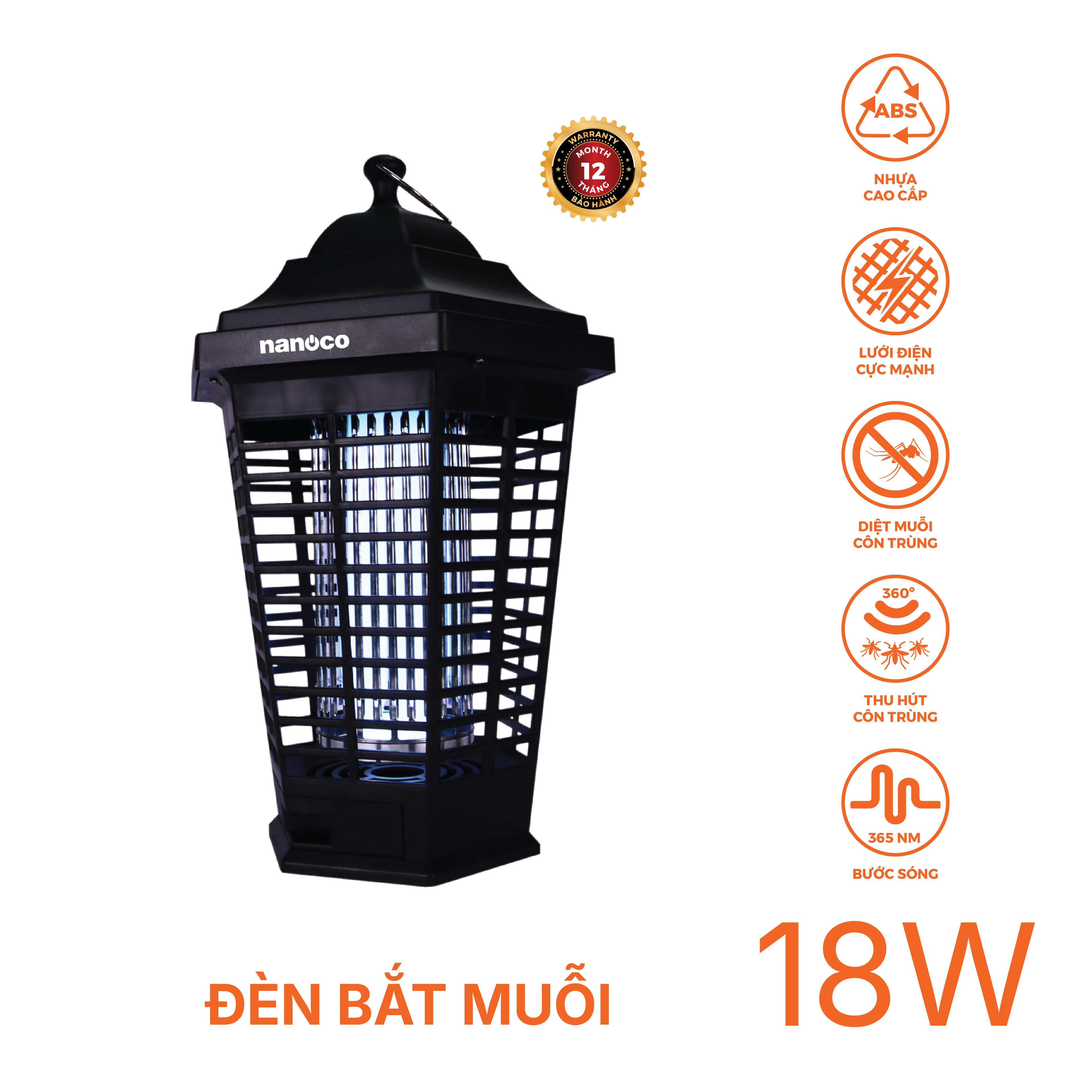 Đèn bắt muỗi Nanoco