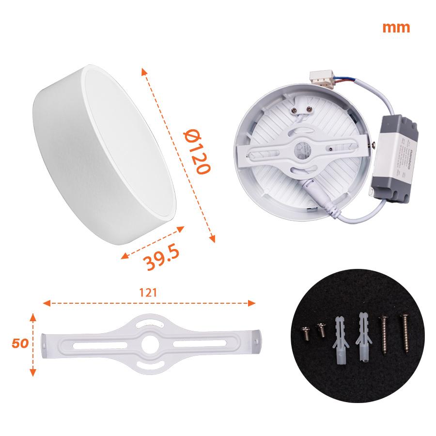 Đèn LED Panel ốp trần nổi tròn Nanoco