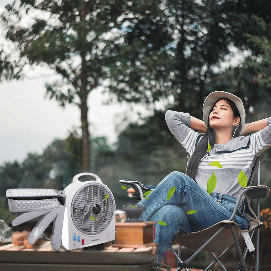 Quạt sạc hộp 12inch