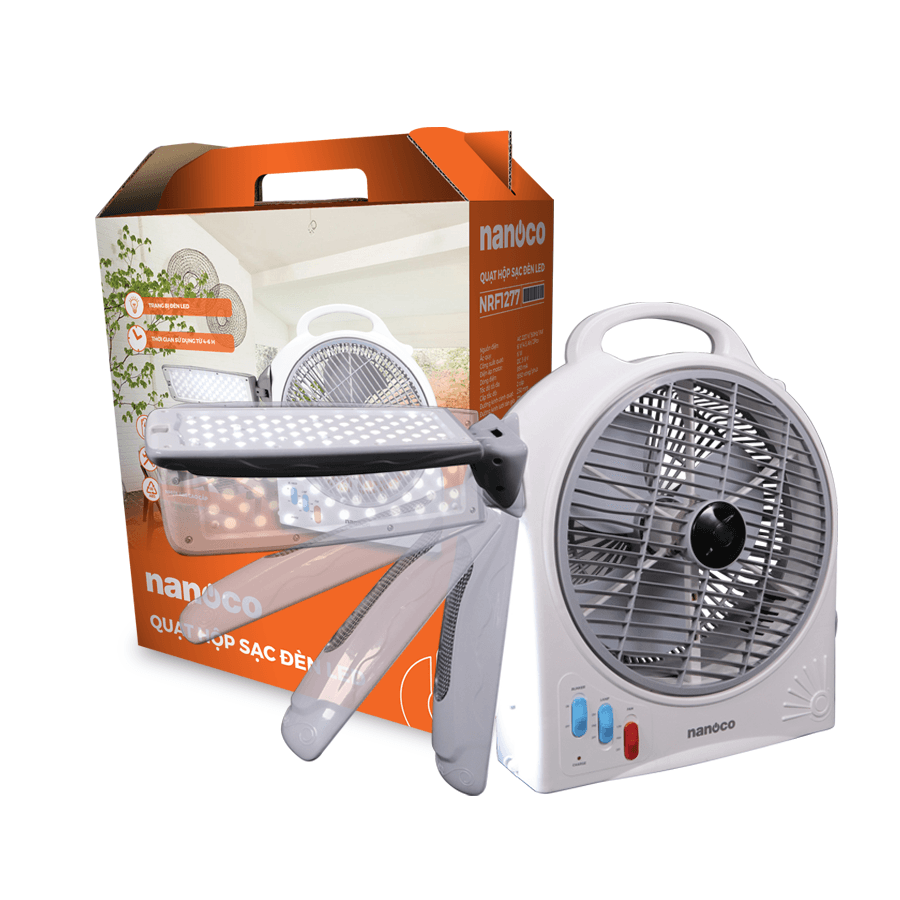 Quạt sạc hộp 12inch