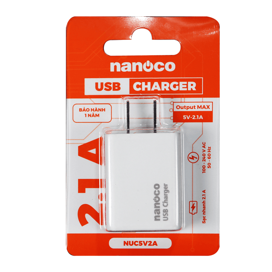 Cốc sạc USB Nanoco