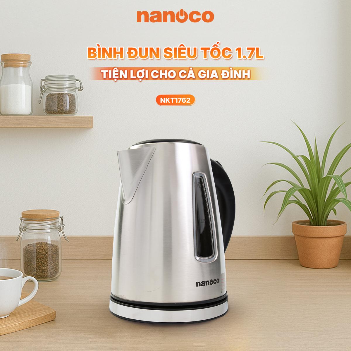 Bình đun siêu tốc inox 304,1.7L