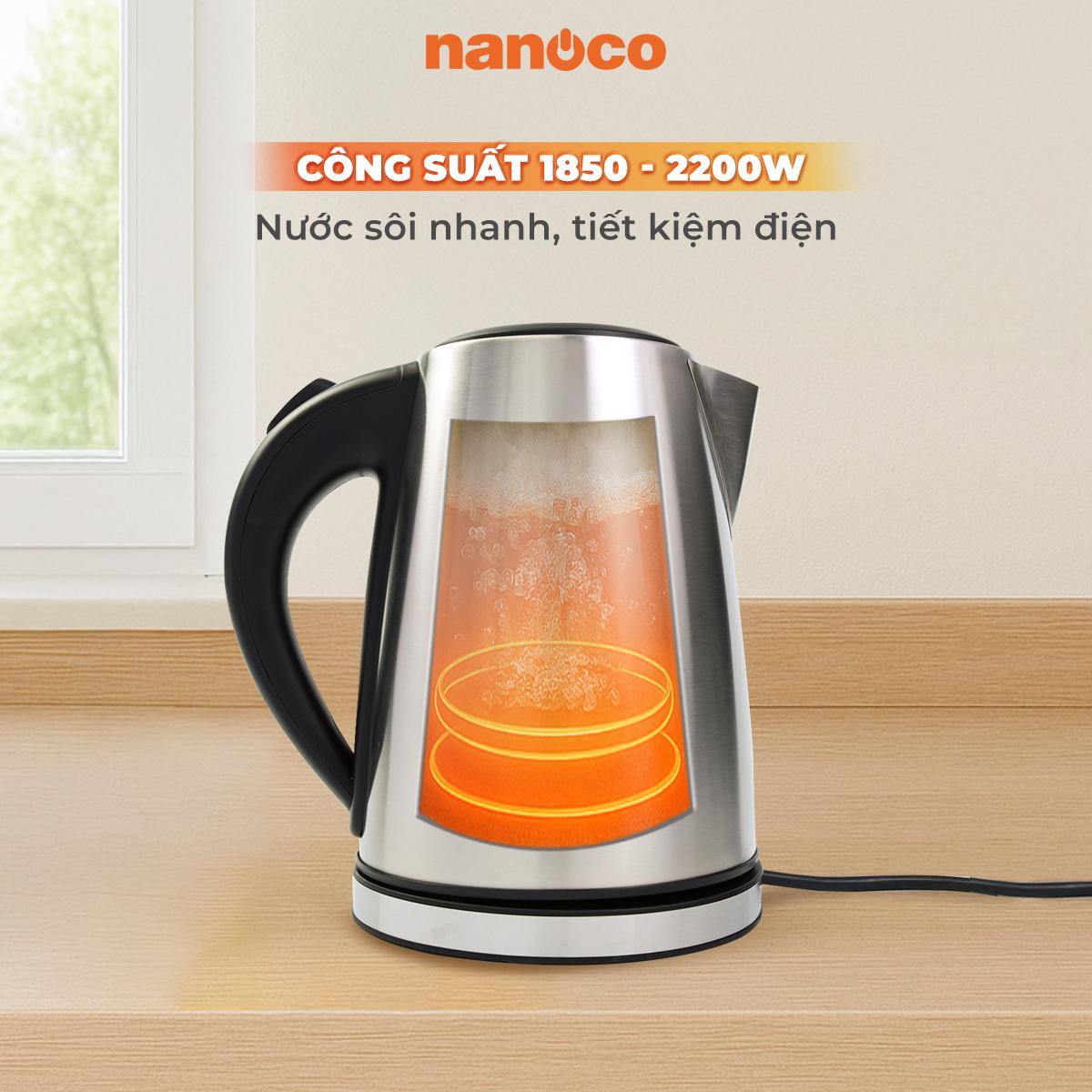 Bình đun siêu tốc inox 304,1.7L