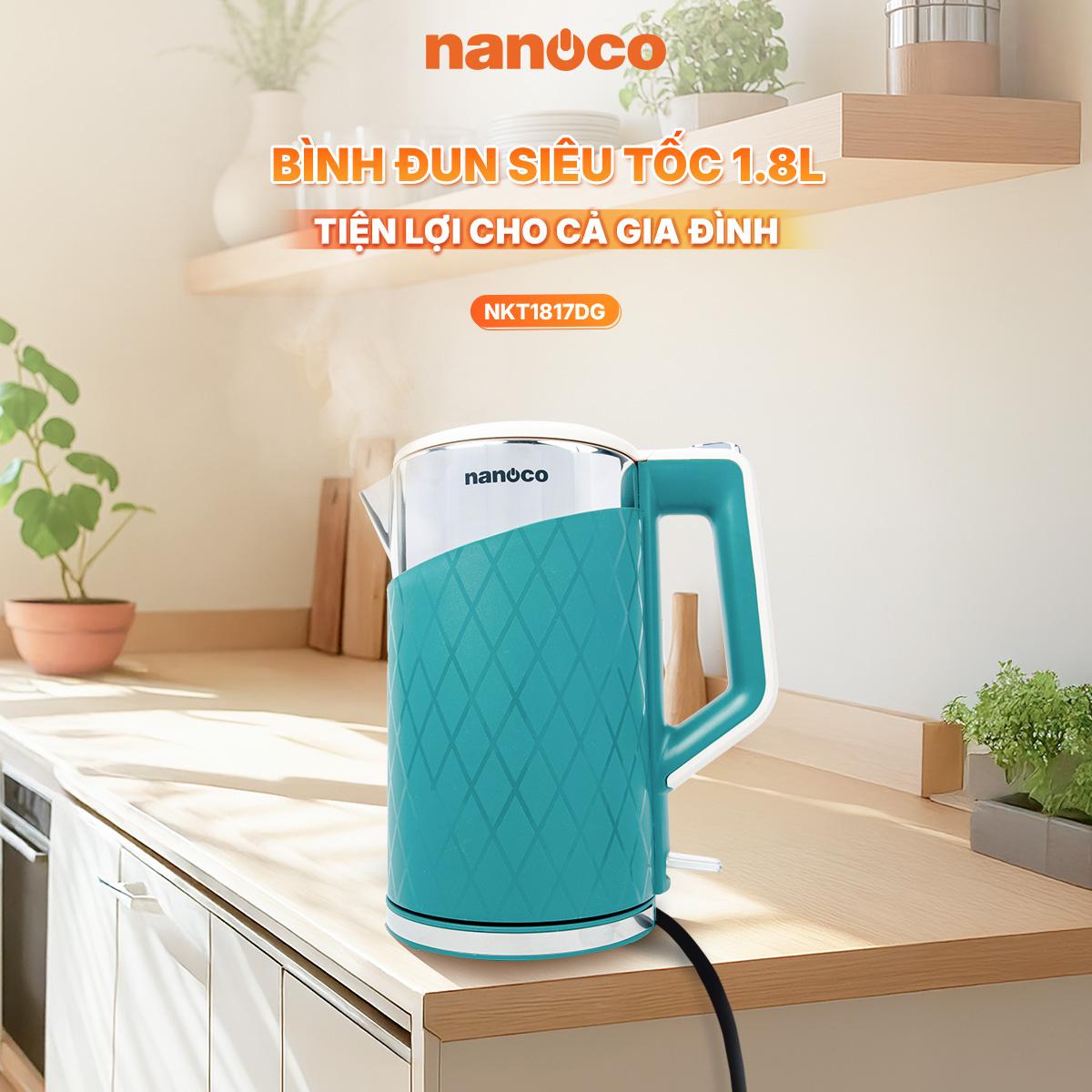 Bình đun siêu tốc inox, NKT1817