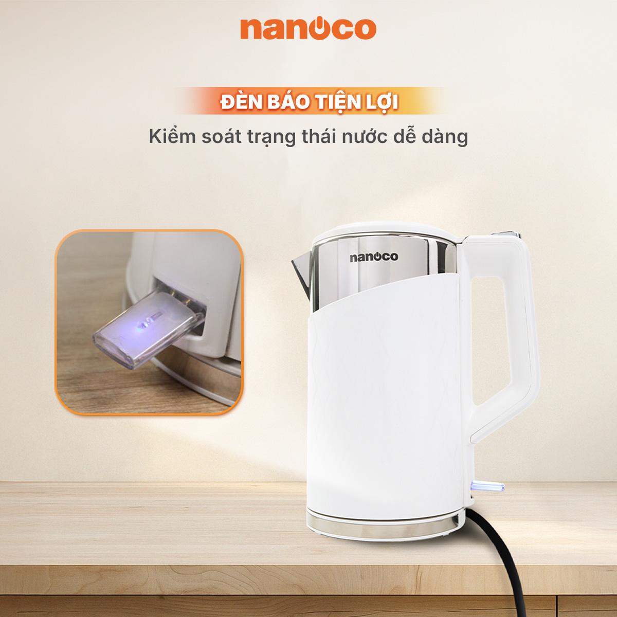 Bình đun siêu tốc inox, NKT1817