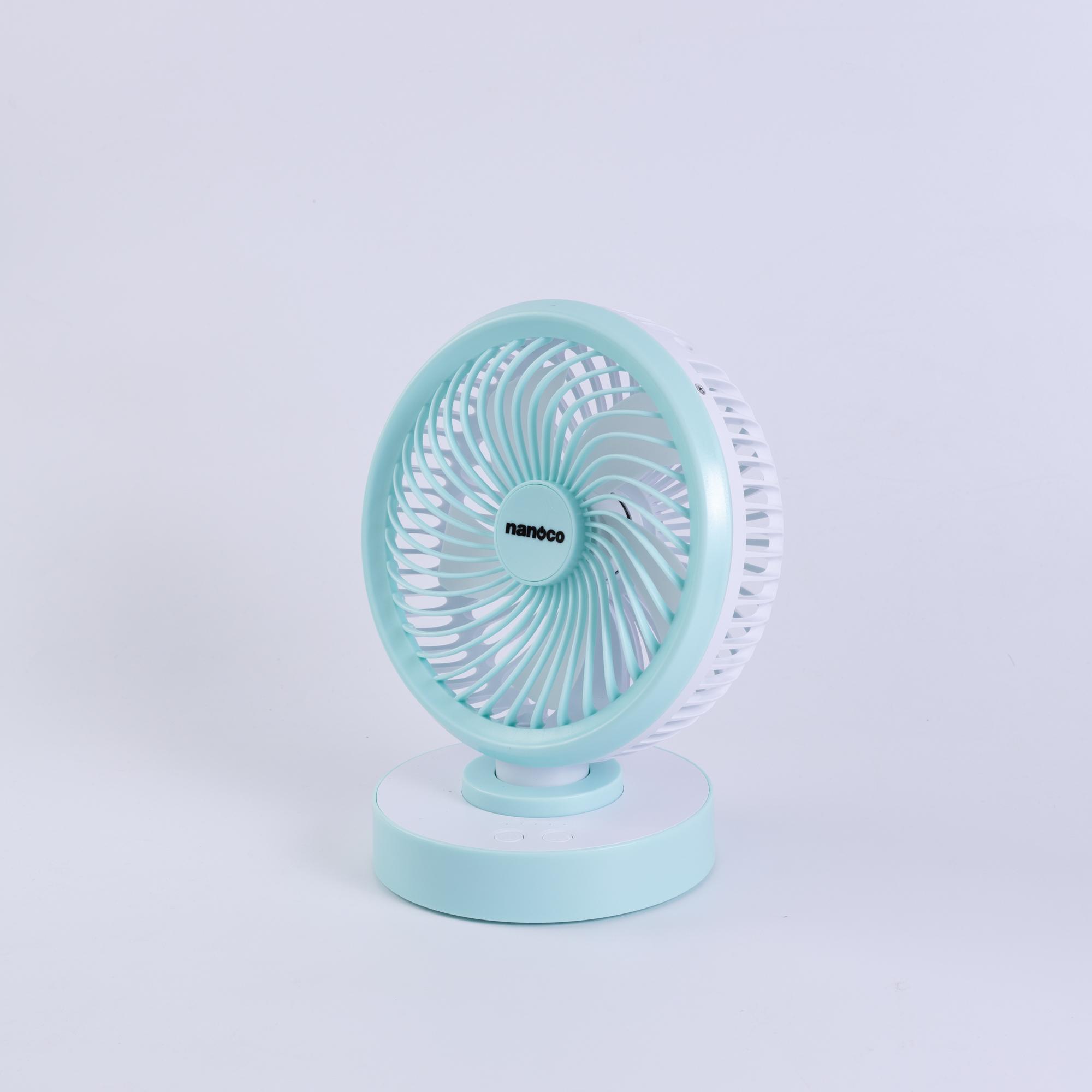 Quạt sạc 6inch, có xoay, NRF6213