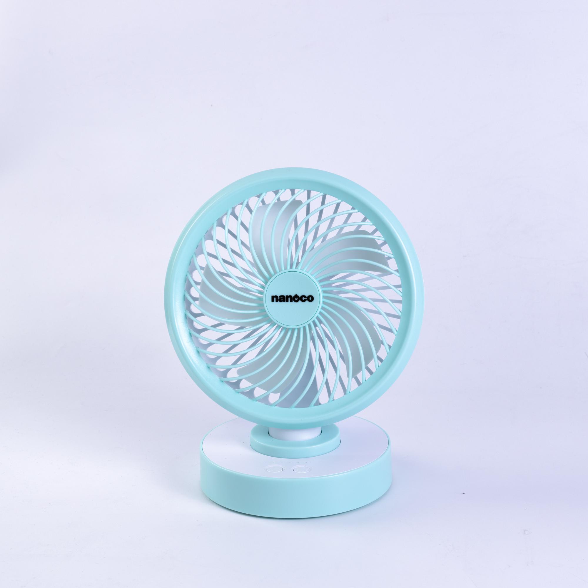 Quạt sạc 6inch, có xoay, NRF6213