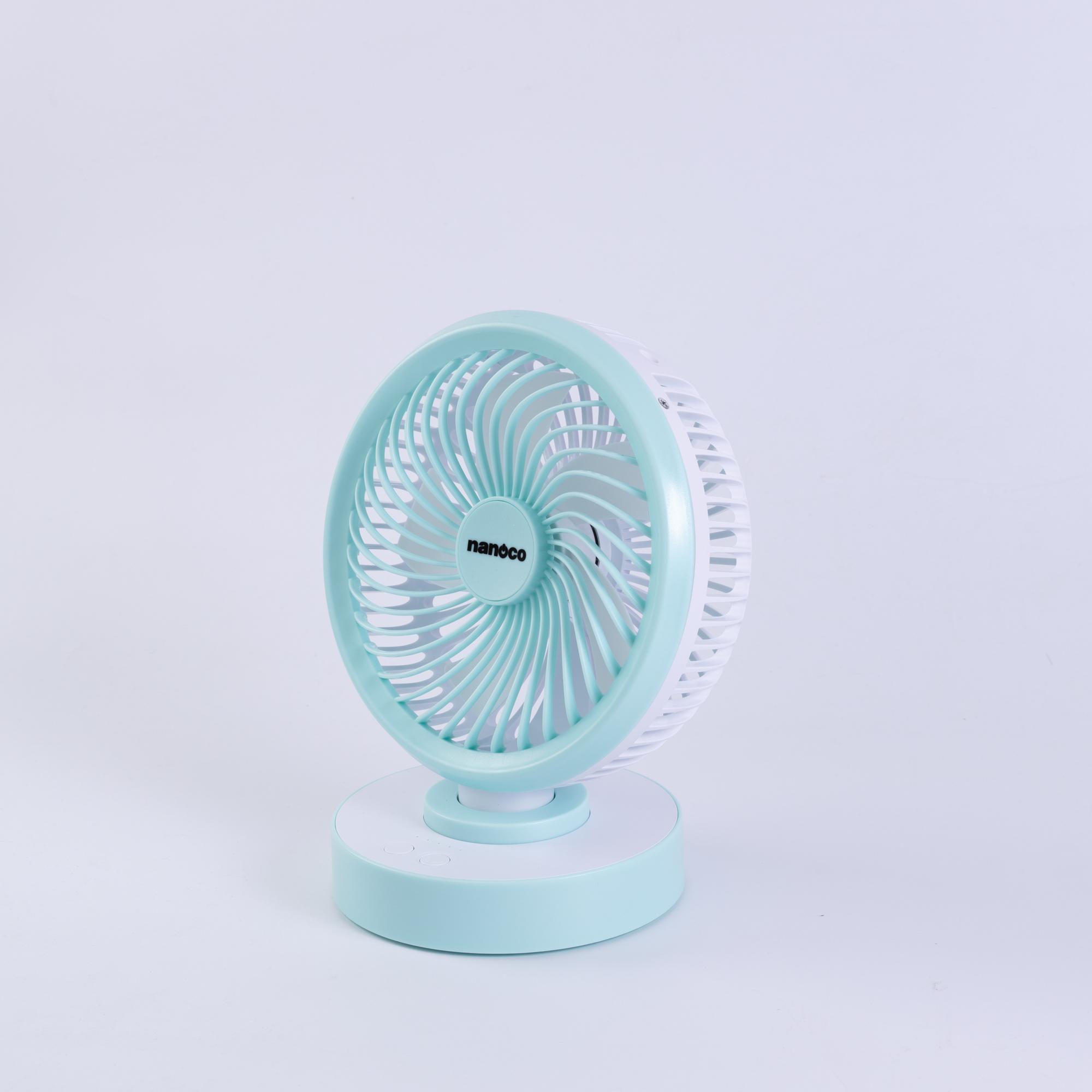 Quạt sạc 6inch, có xoay, NRF6213