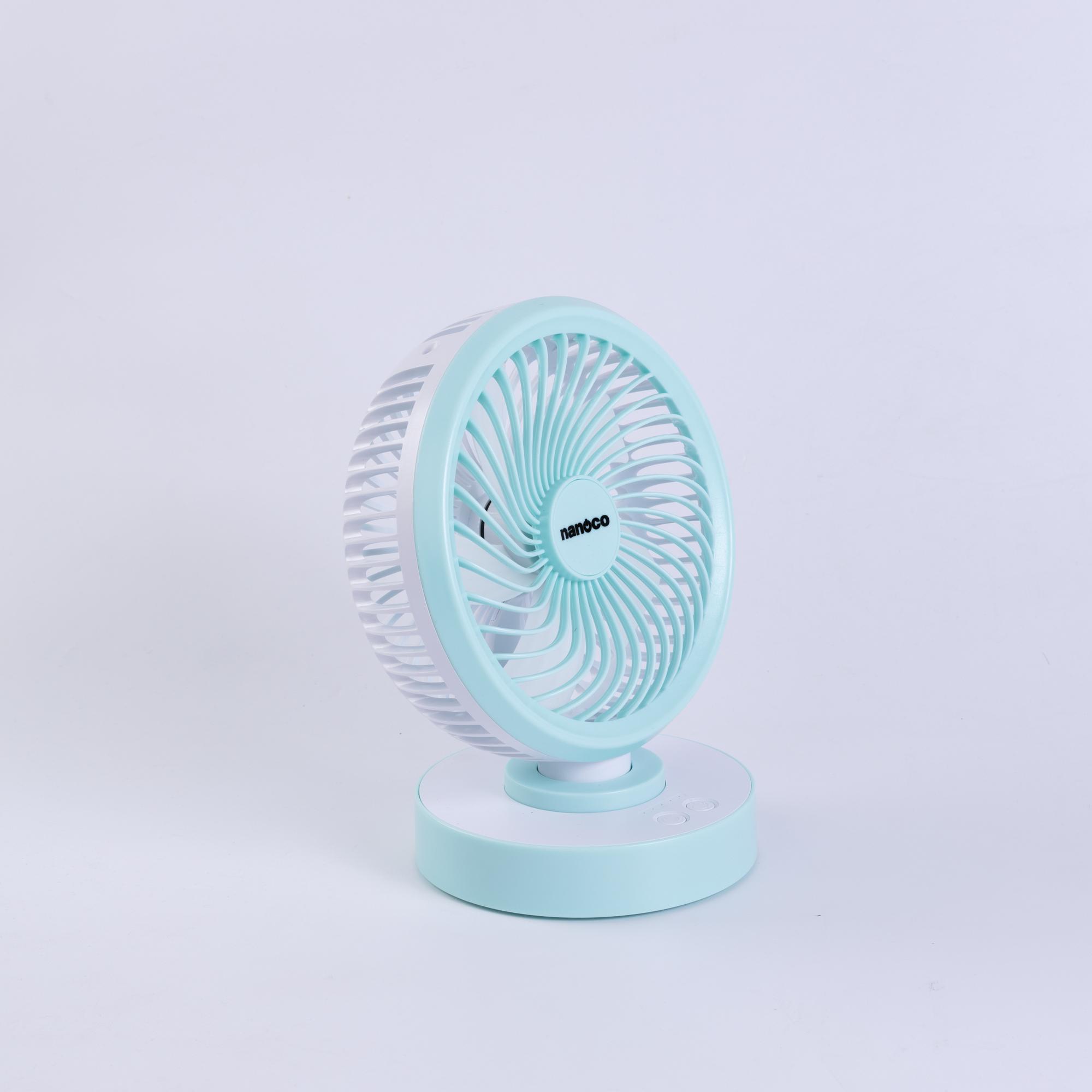 Quạt sạc 6inch, có xoay, NRF6213