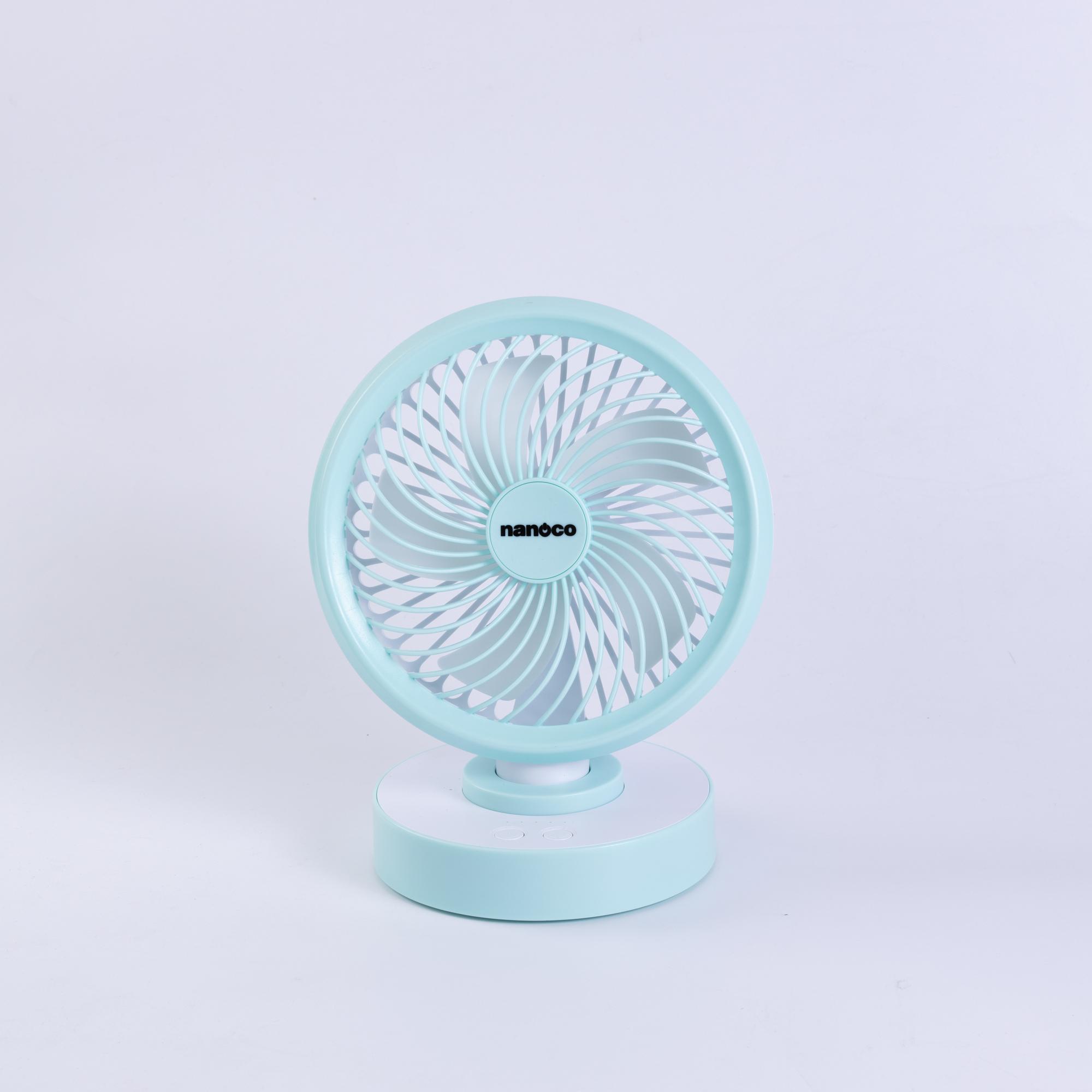 Quạt sạc 6inch, có xoay, NRF6213