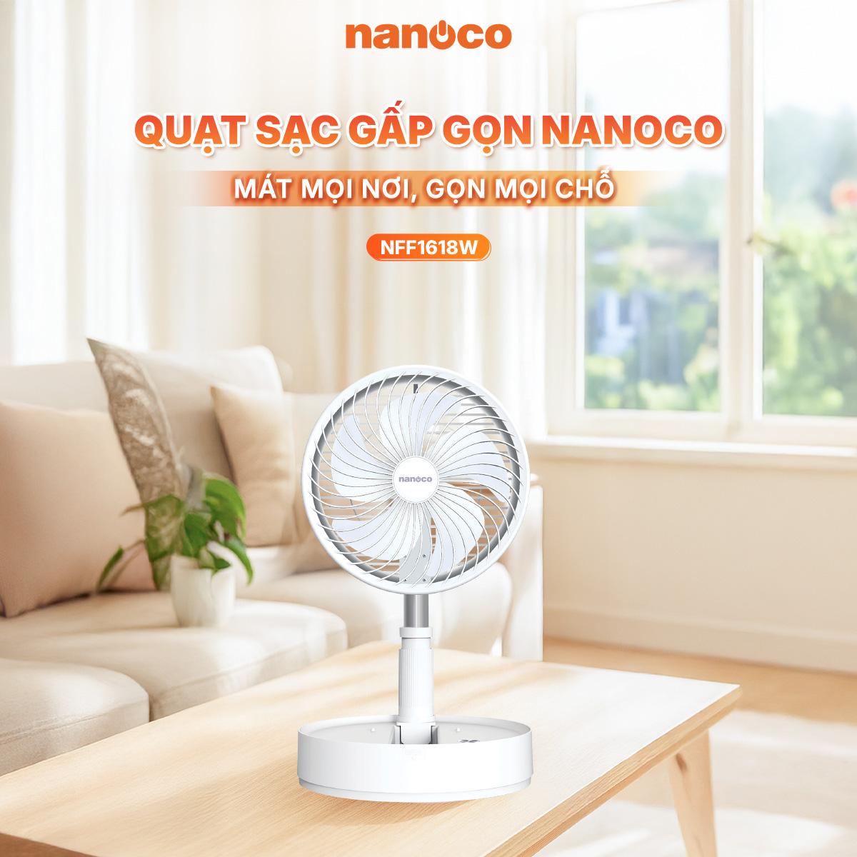 Quạt sạc gấp gọn NFF1618