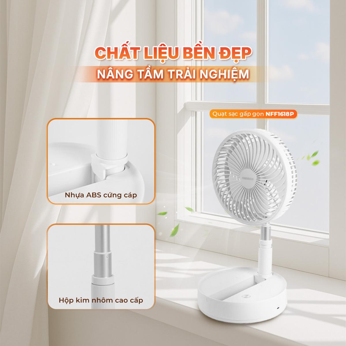 Quạt sạc gấp gọn NFF1618