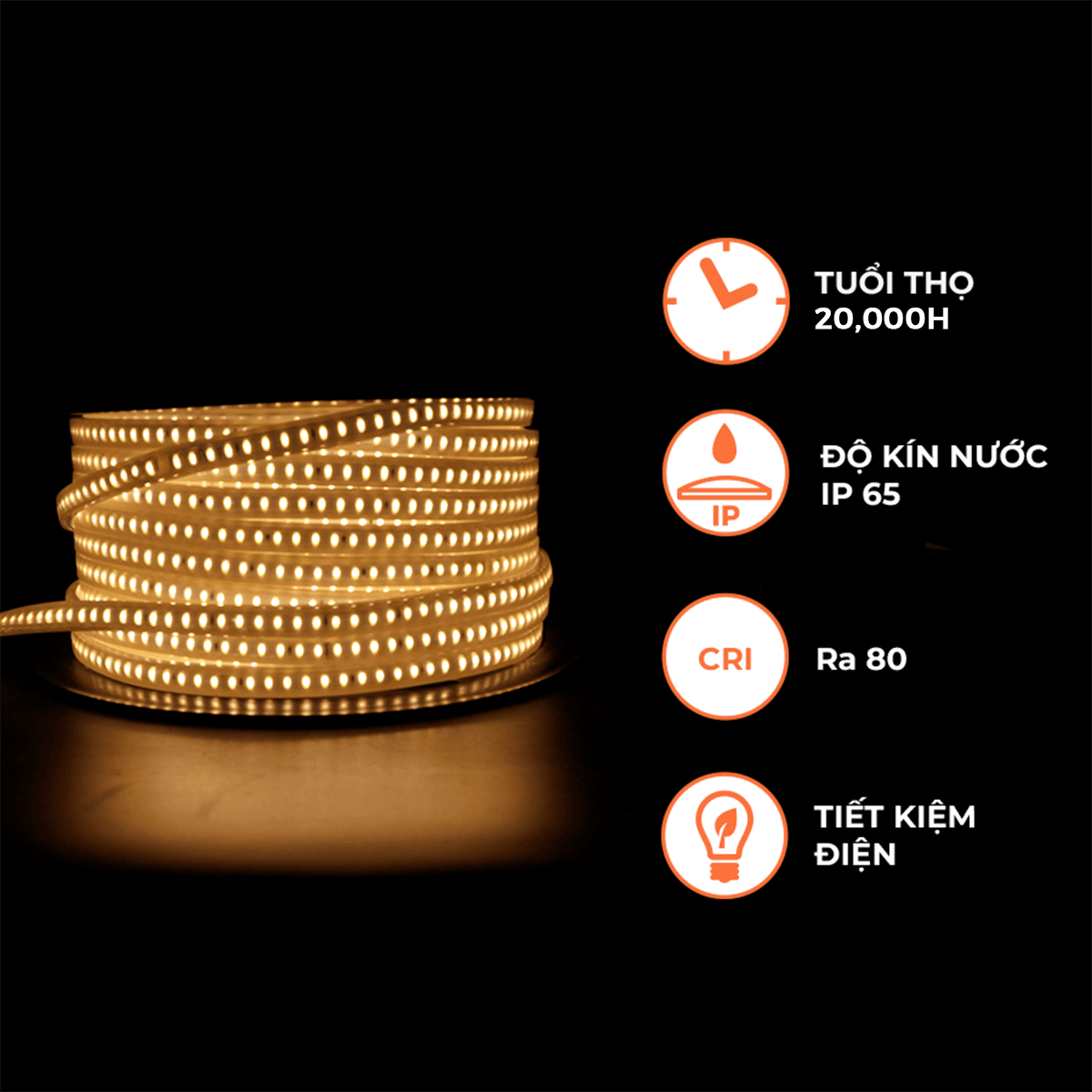 Đèn LED dây ngoài trời IP65 Nanoco - Eris Series