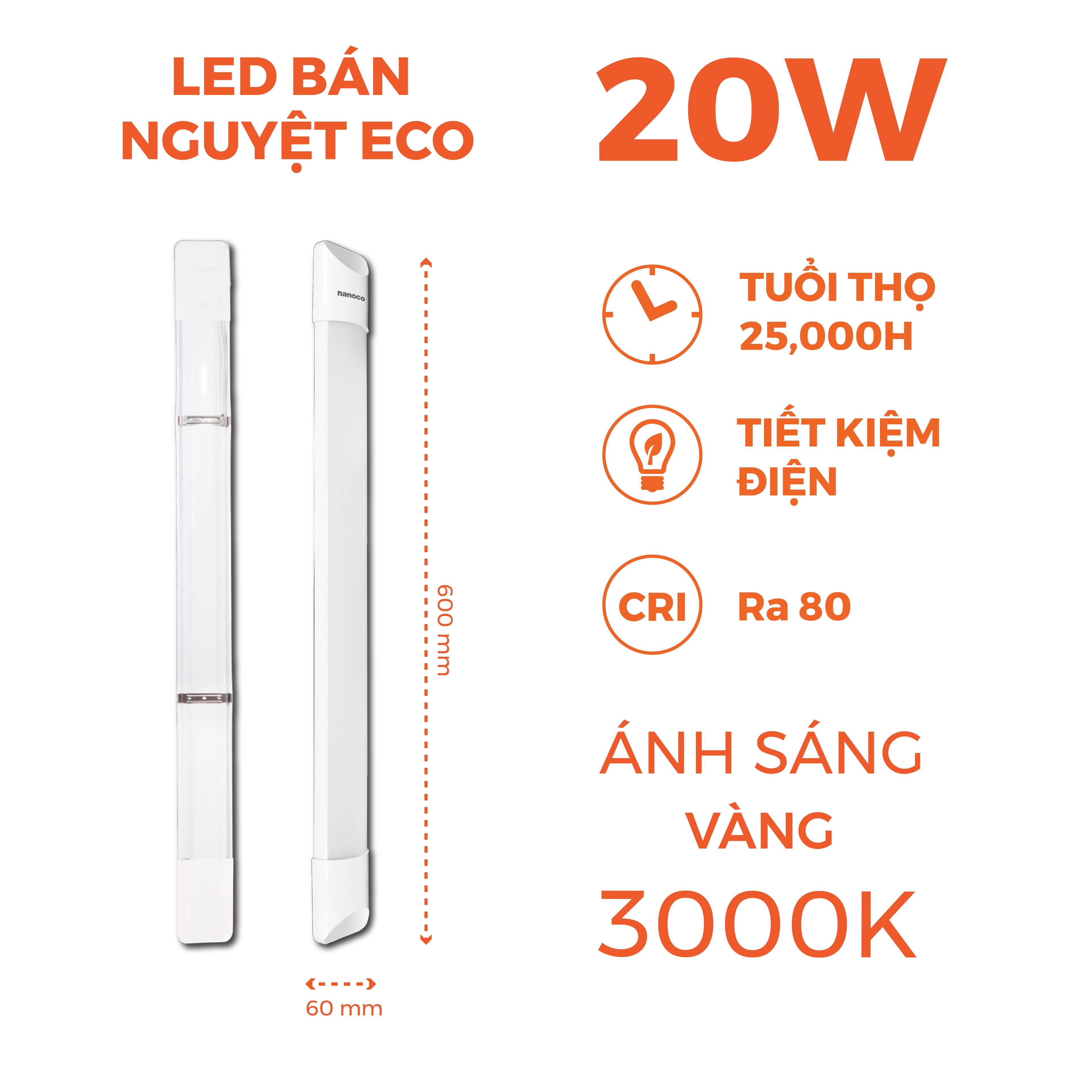 Đèn LED bán nguyệt ECO Nanoco