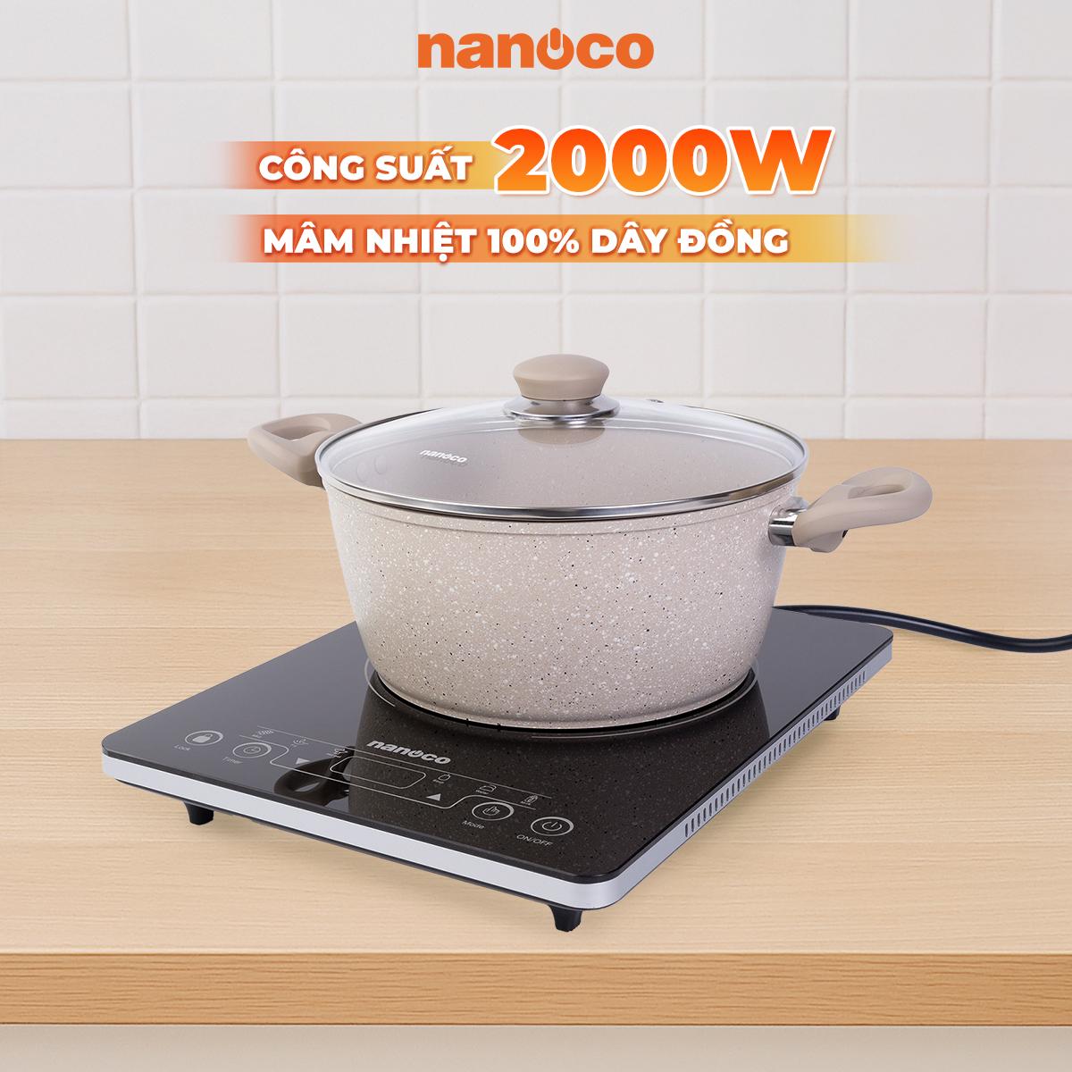 Bếp điện từ đơn, cảm ứng, 2000W (dòng mỏng)