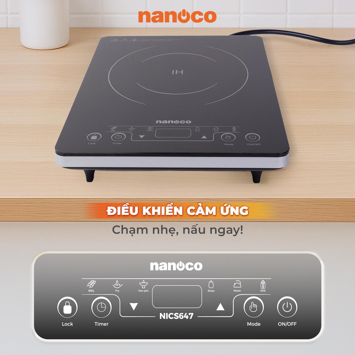 Bếp điện từ đơn, cảm ứng, 2000W (dòng mỏng)