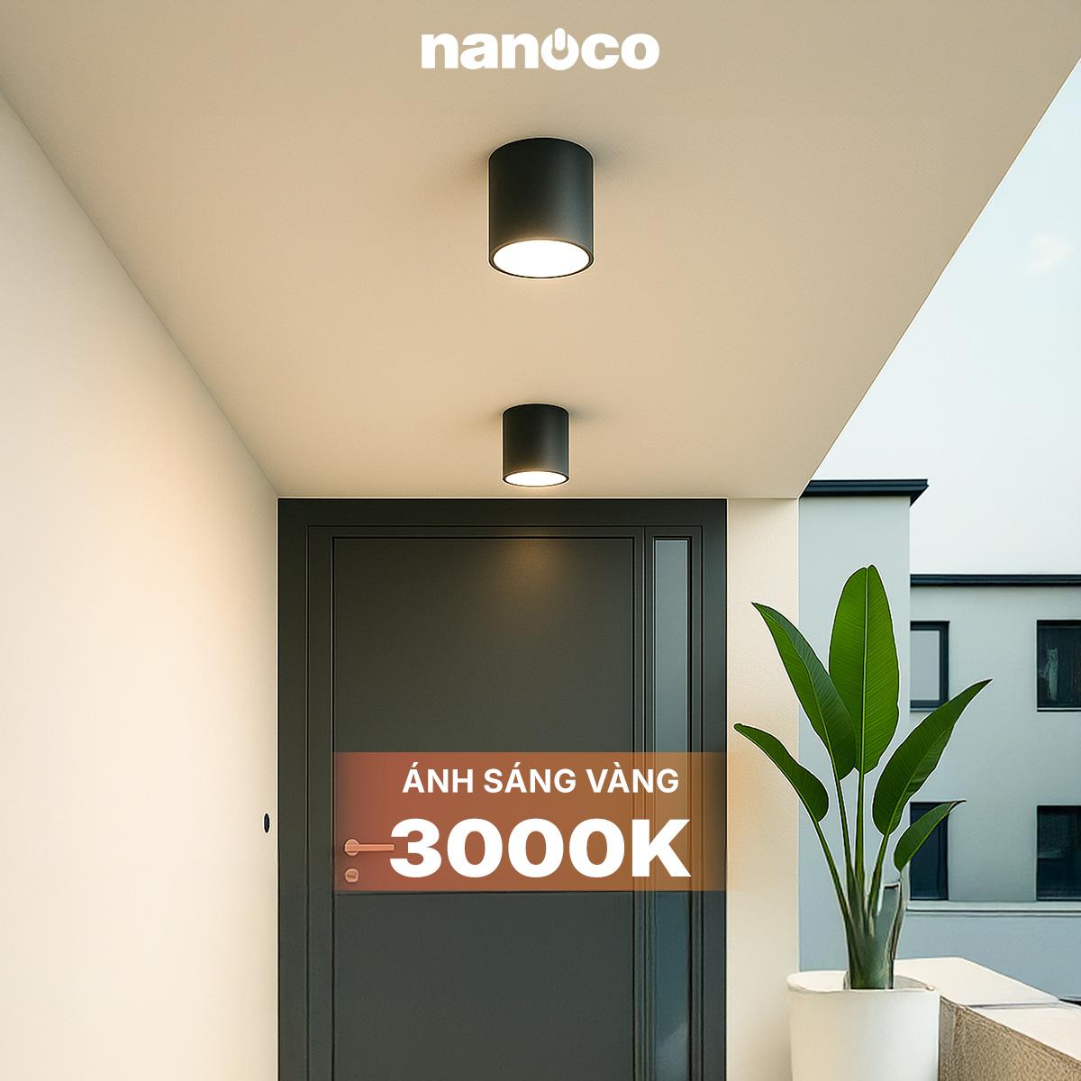 Đèn LED Downlight trụ Nanoco