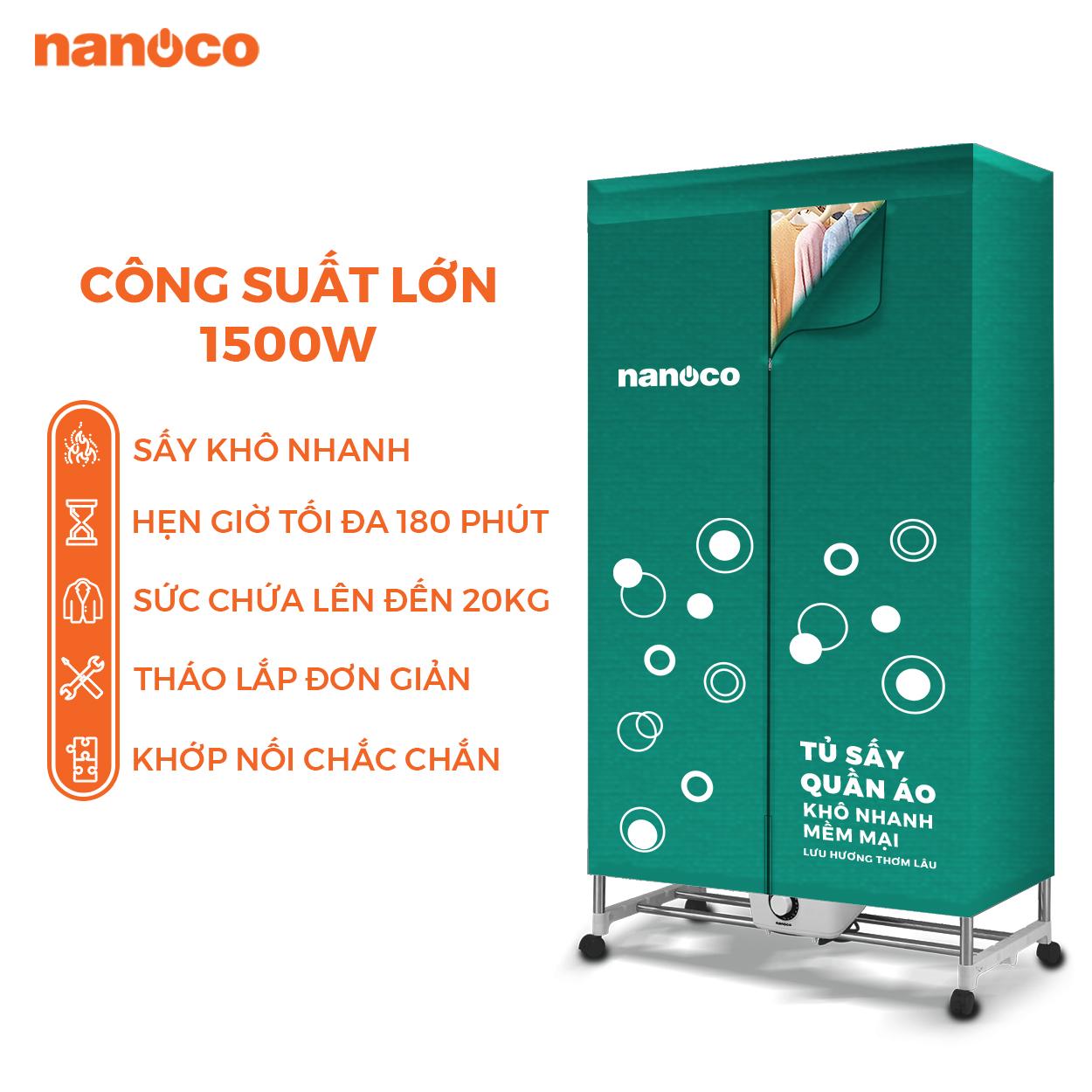 Tủ sấy quần áo 1500W