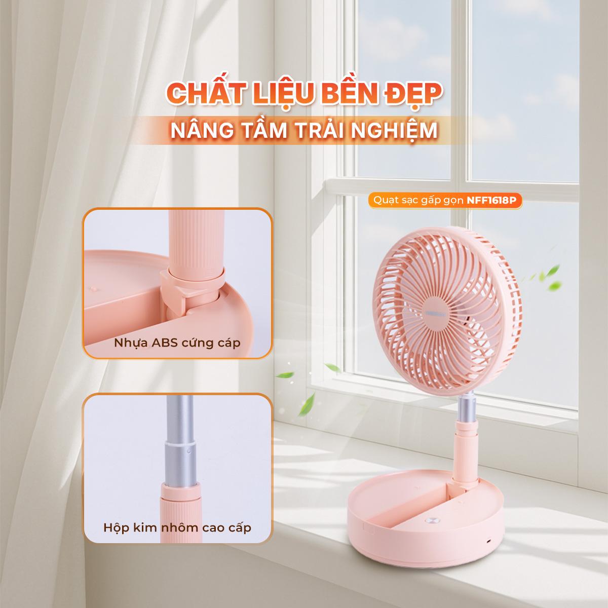 Quạt sạc gấp gọn NFF1618