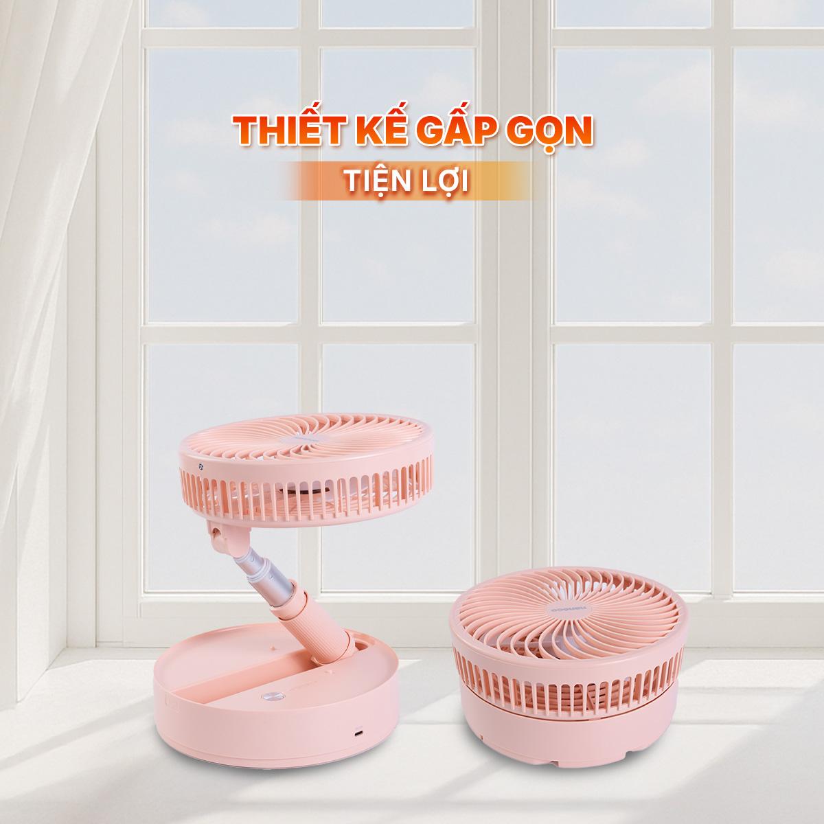 Quạt sạc gấp gọn NFF1618