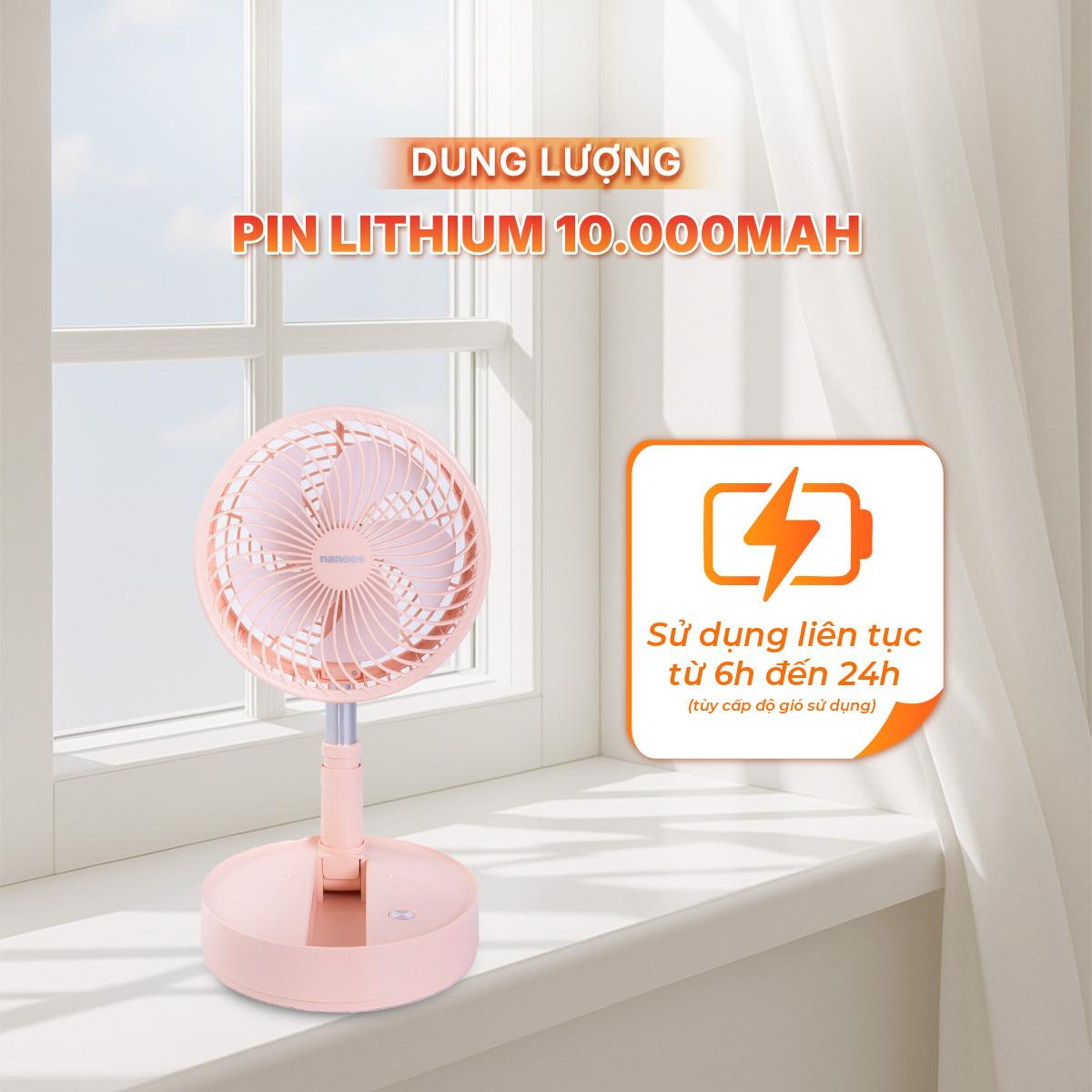 Quạt sạc gấp gọn NFF1618