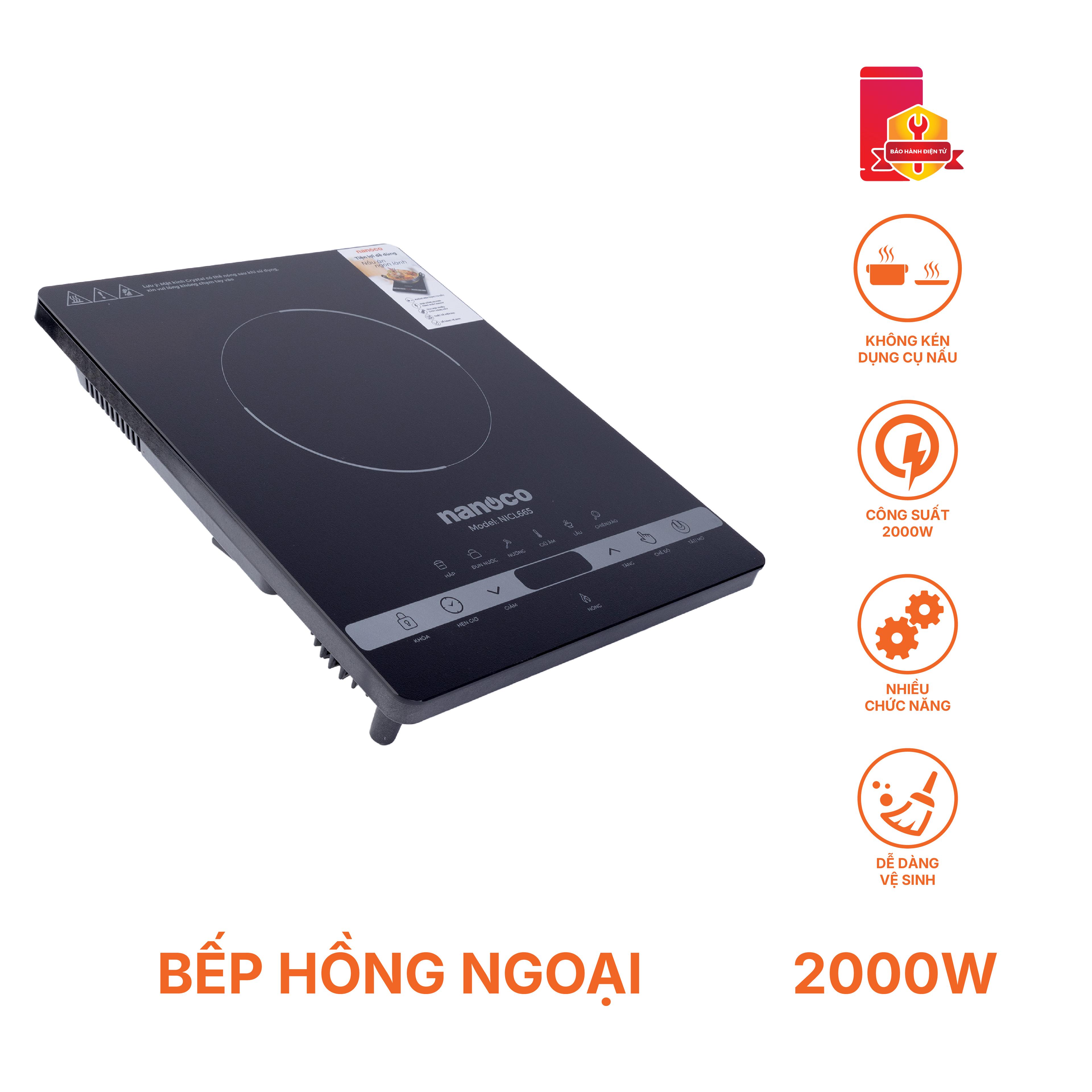 Bếp hồng ngoại Nanoco, NICL665