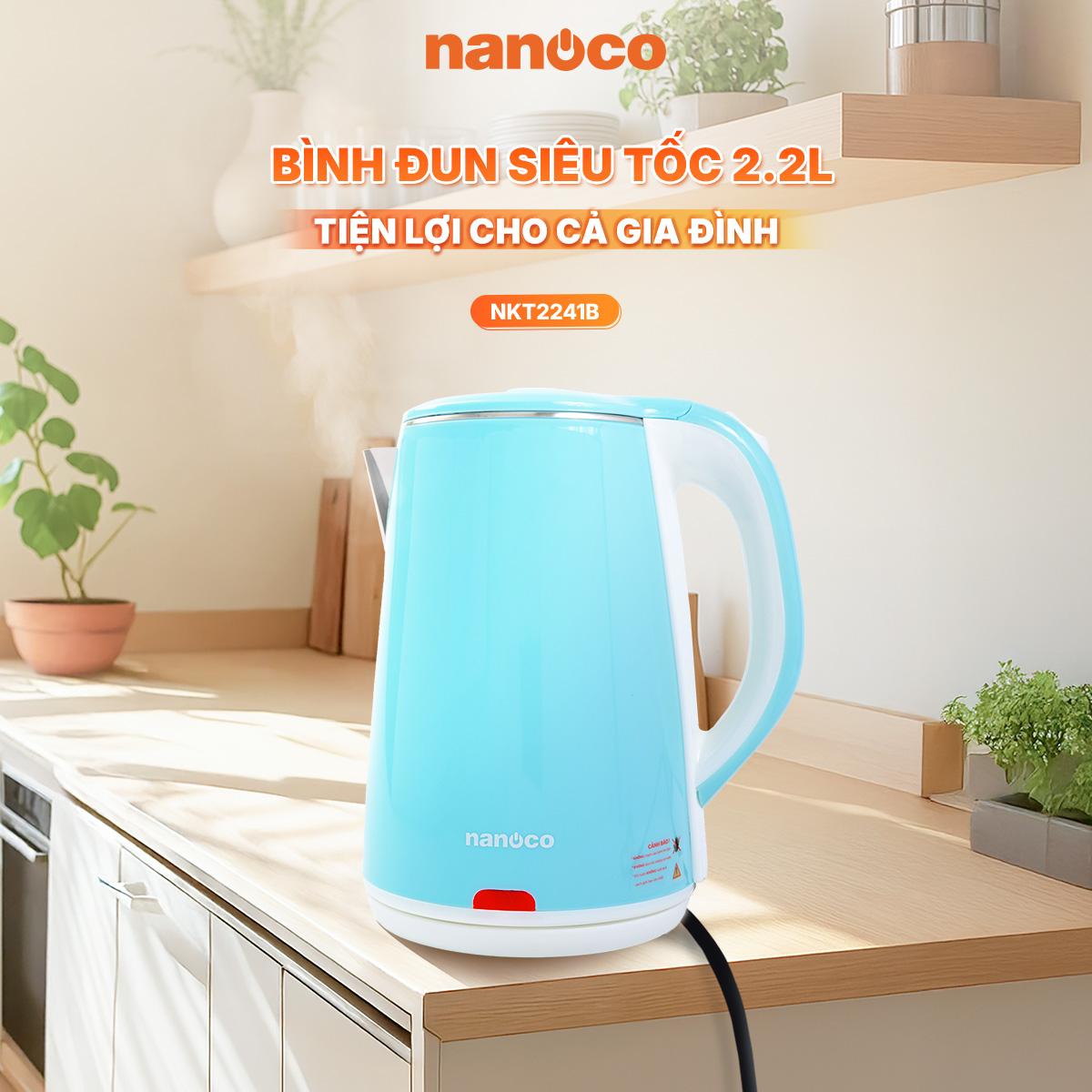 Bình đun siêu tốc inox, NKT2241B