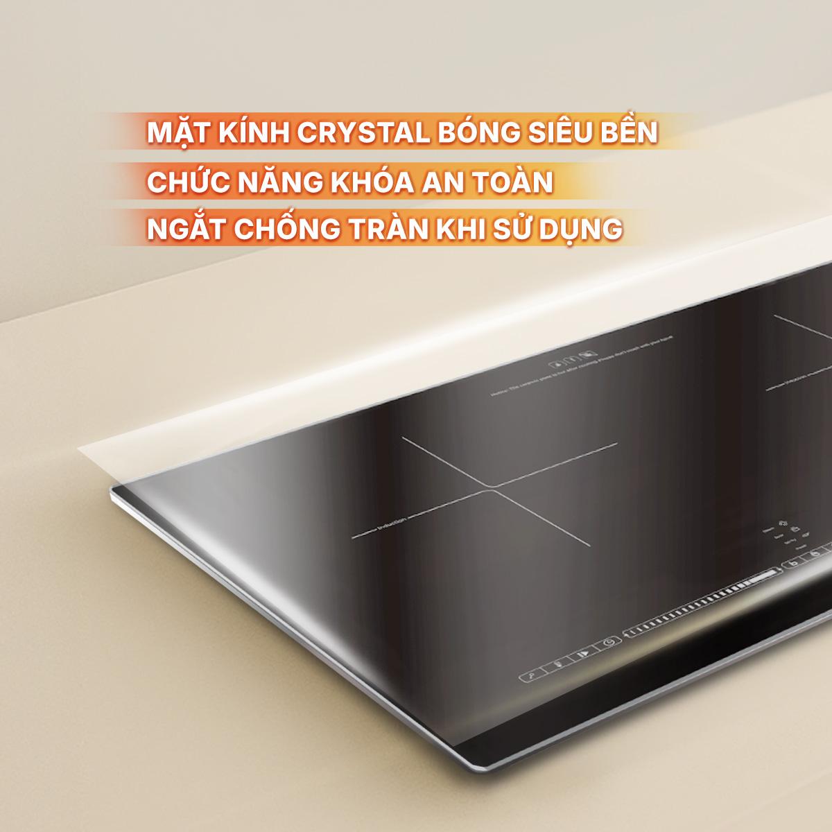 Bếp điện từ đôi Nanoco, NICL483