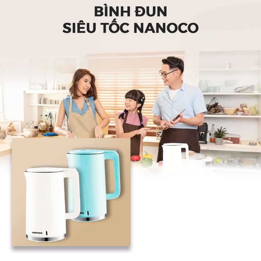 Bình đun siêu tốc inox, NKT1718