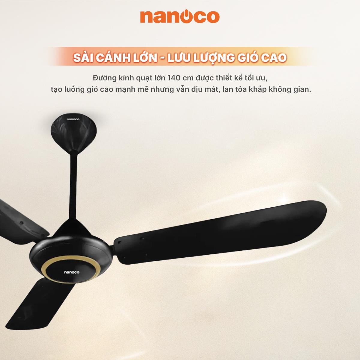 3-blade aluminum ceiling fan, 40 cm pipe
