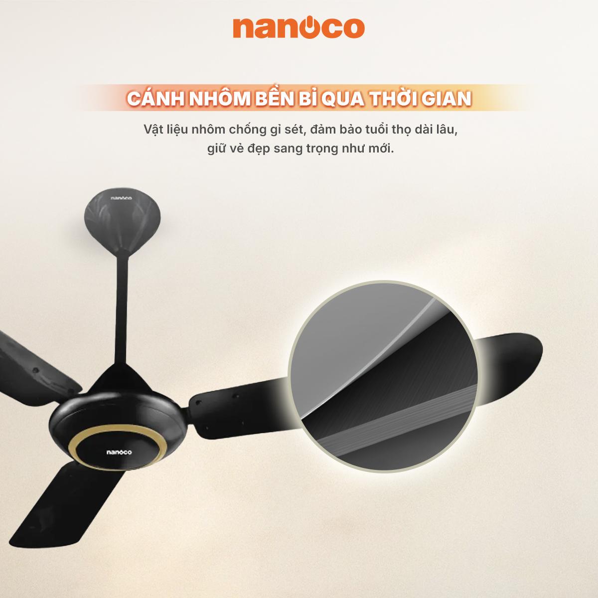 3-blade aluminum ceiling fan, 40 cm pipe