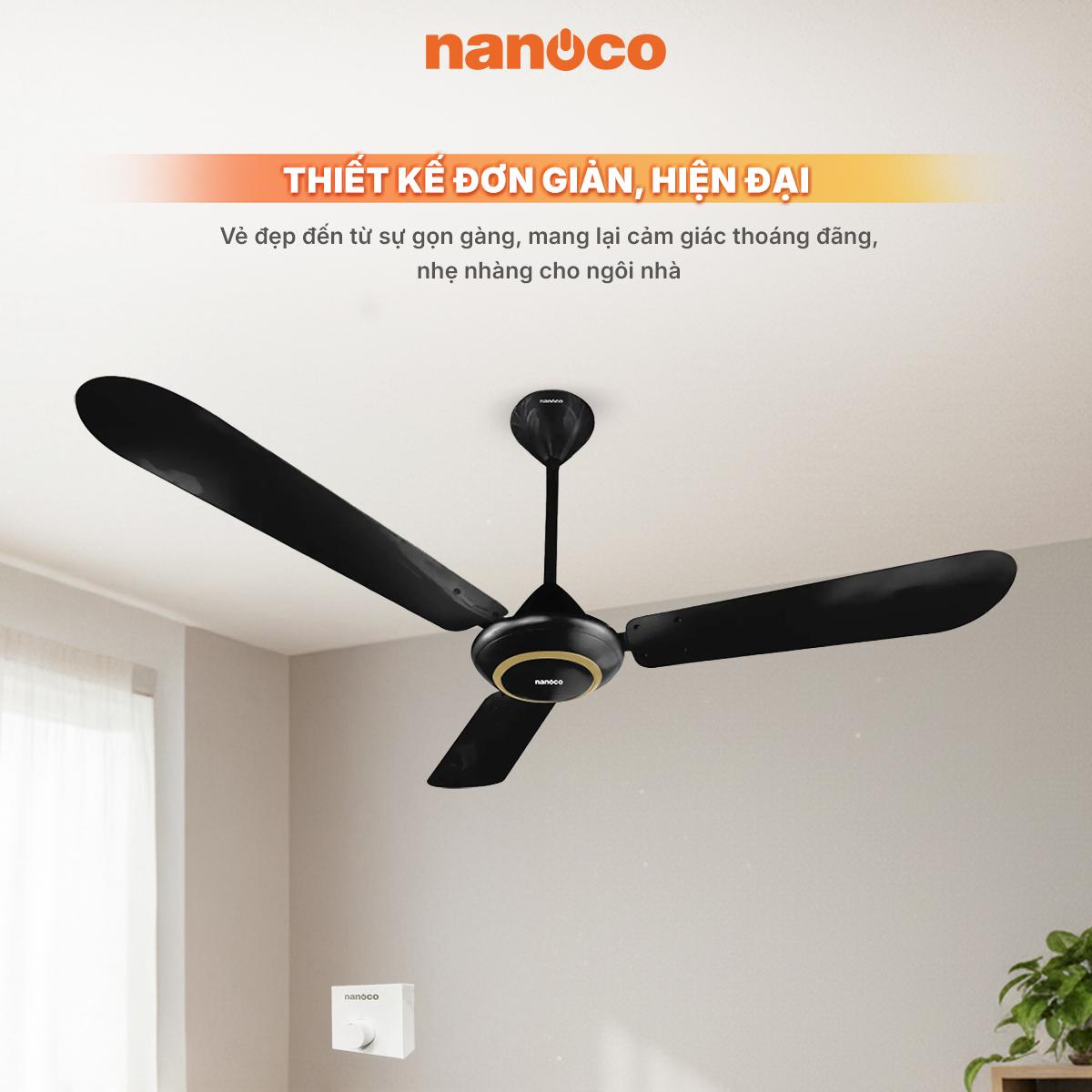 3-blade aluminum ceiling fan, 40 cm pipe
