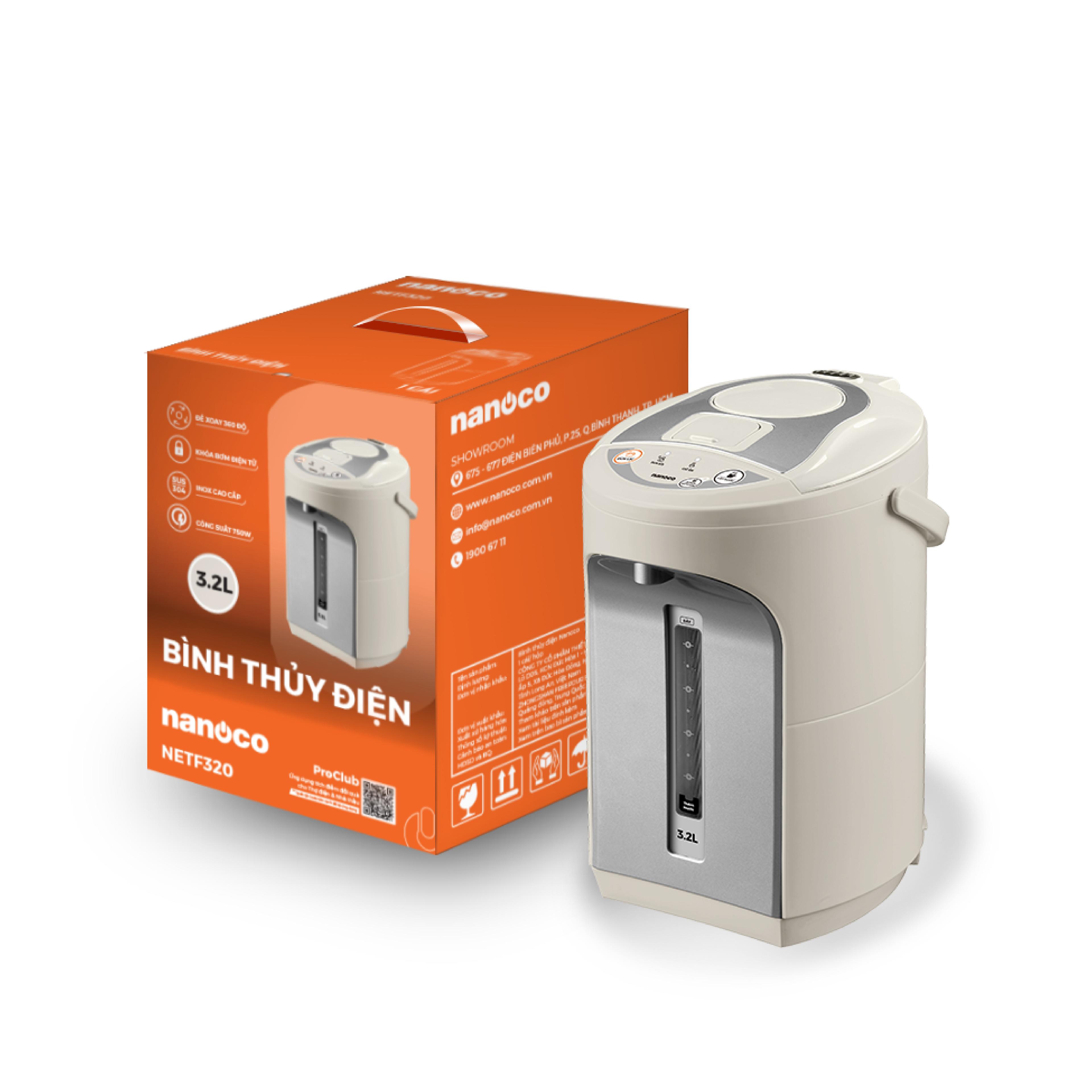 Bình thủy điện, 3.2L, NETF320