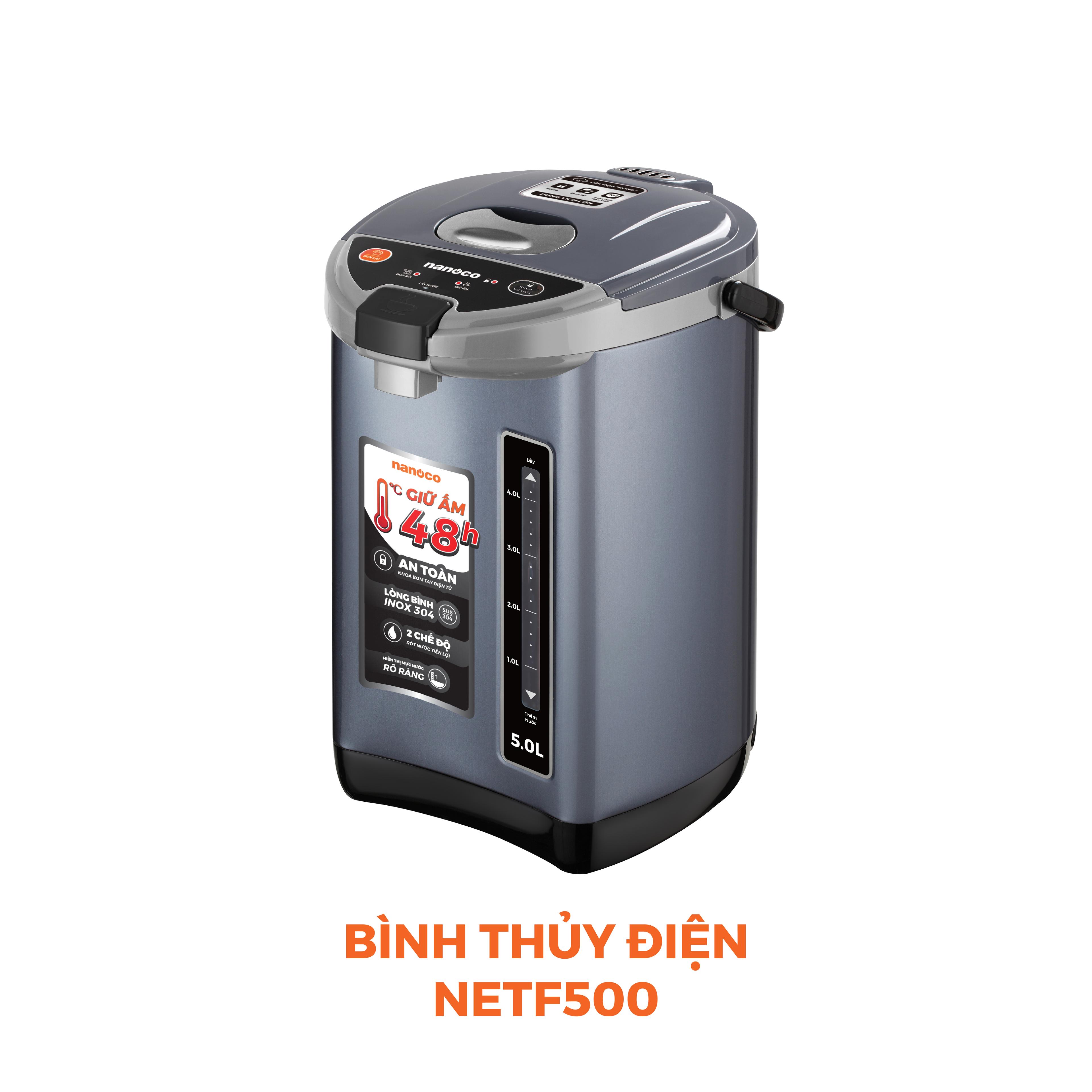 Bình thủy điện, 5.0L, NETF500