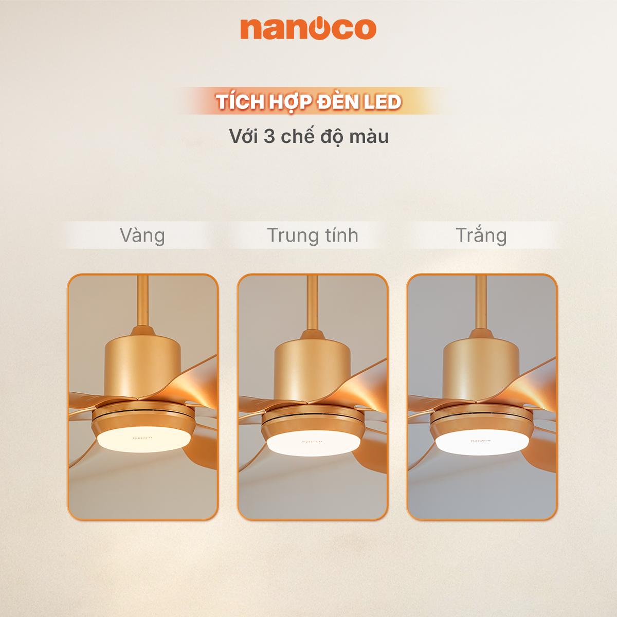 6-Blade Ceiling Fan with LED Light