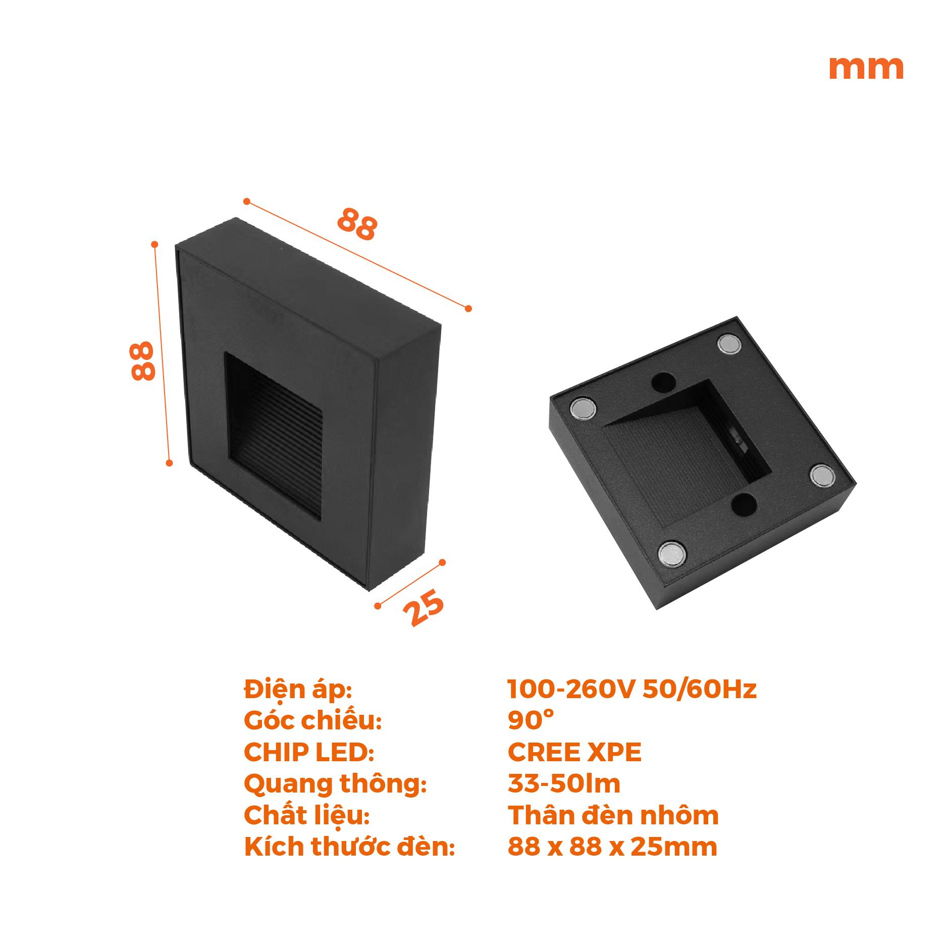 Đèn LED lối đi IP65 Outdoor Nanoco - Stella