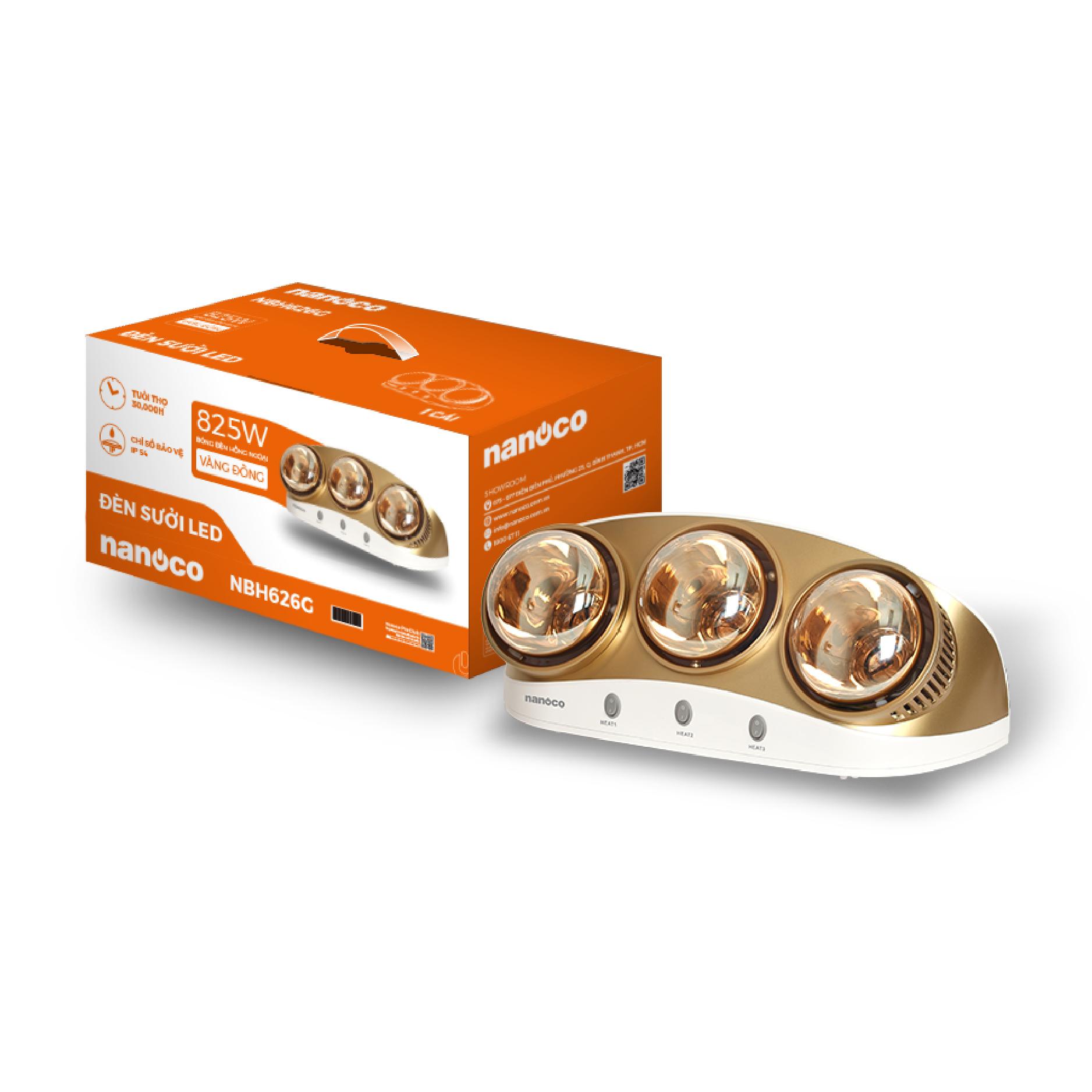 Đèn sưởi gắn tường Nanoco